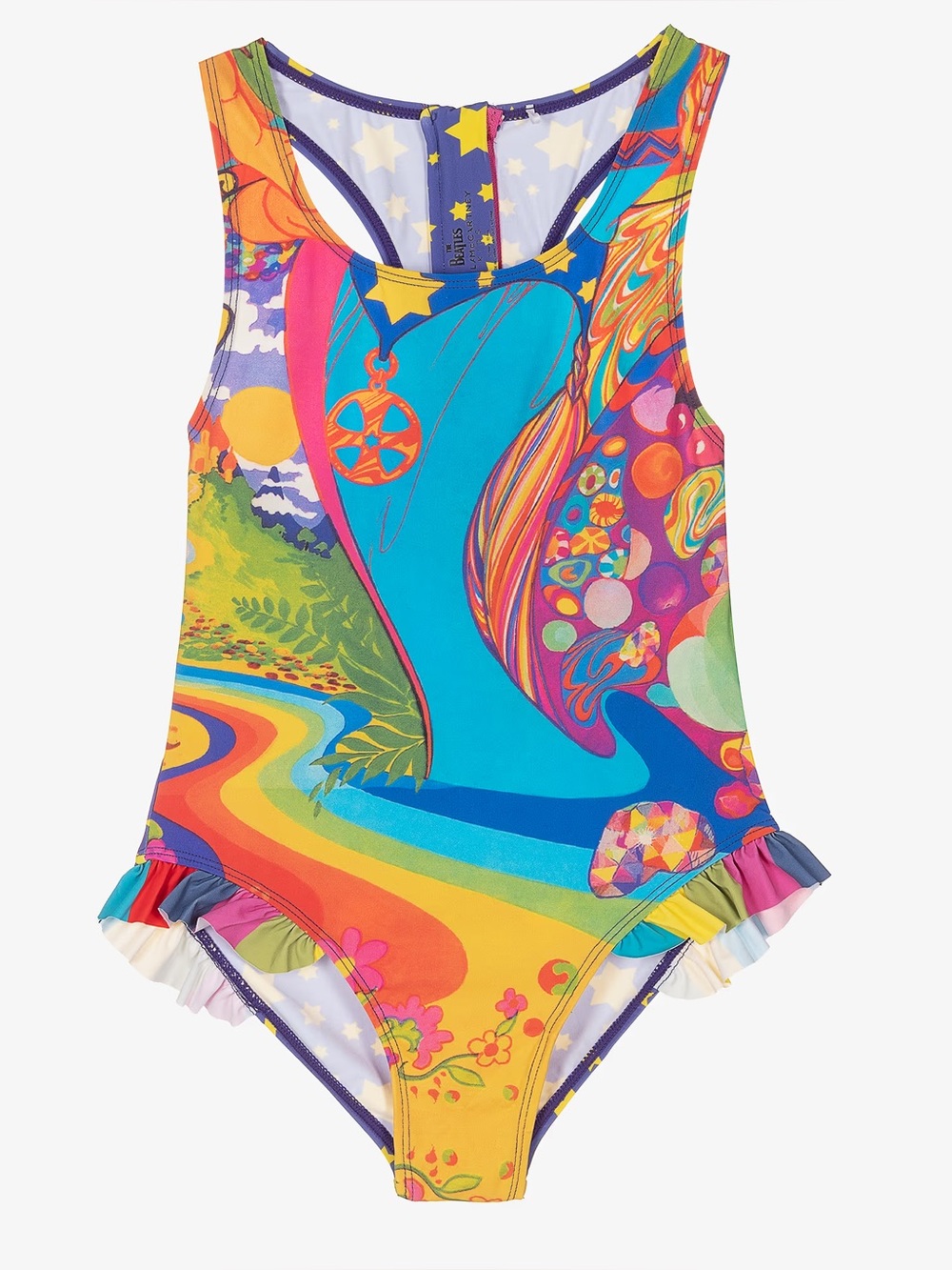Stella McCartney Get Back capsule kids bathing suit EUC ⭐️